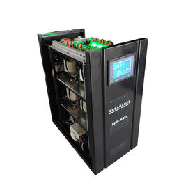 Three Phase Contactless Avr Voltage Regulator 380V 20KVA With Black Enclosure
