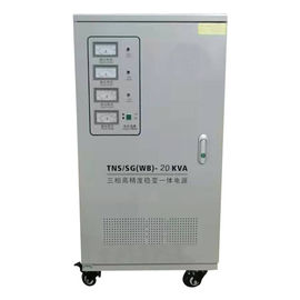 20KVA Regulated AVR Voltage Stabilizer Power Supply 380V / 220V 50Hz Copper Material