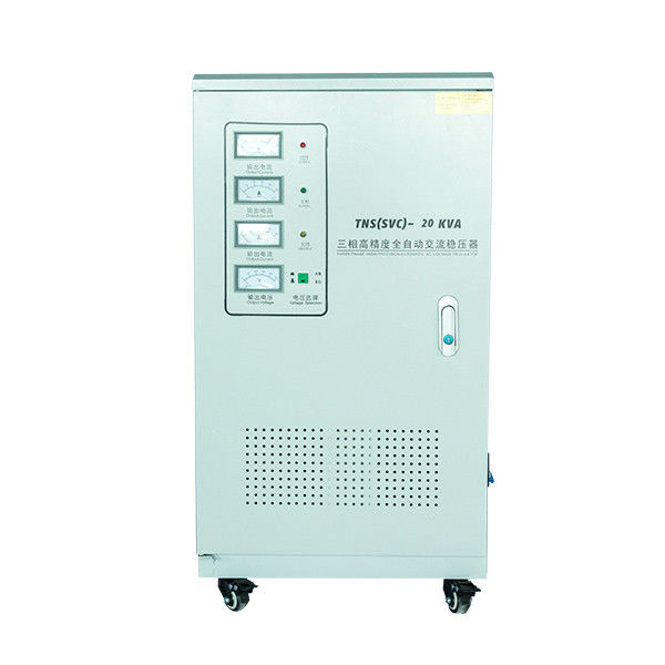 High Voltage Stabilizer 20kva 3 Phase With Wide Input Voltage / Analog Meter