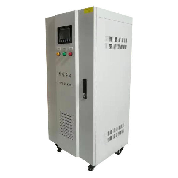 3 Phase AVR Voltage Stabilizer Automatic Regulation 50Hz 45KVA Rated Capacity