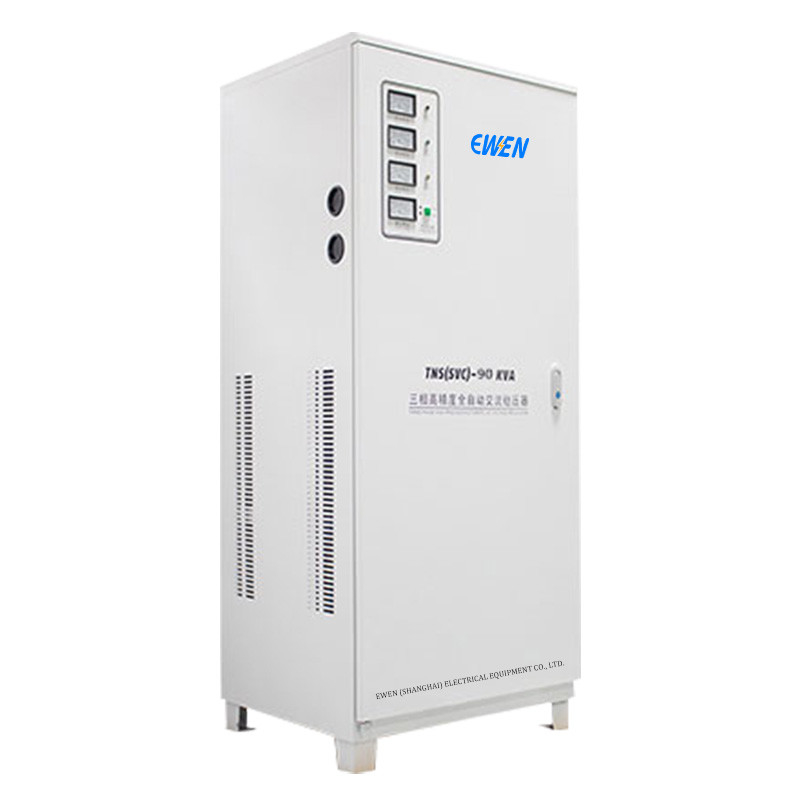 90KVA Three Phase Voltage Stabilizer Automatic Voltage Regulator with Servo Motor Technology for Laser-cutting Machine