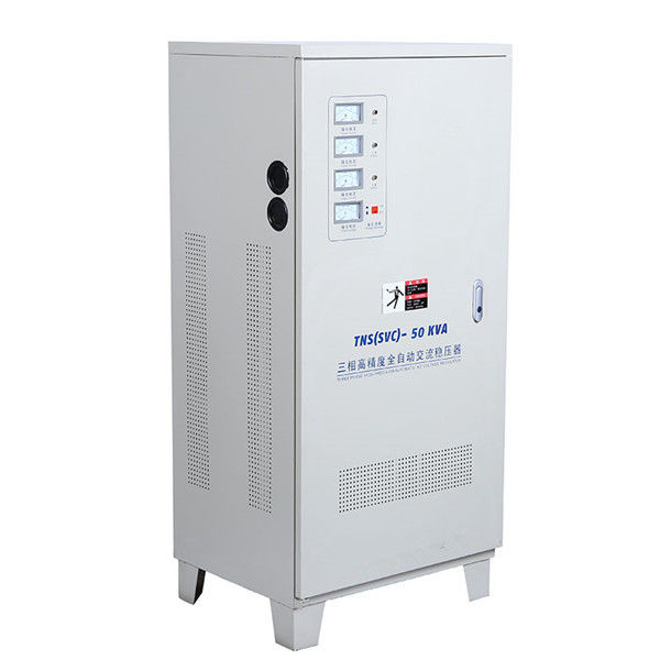 Industrial Three Phase Voltage Stabilizer 3 Phase 50 Kva Vertical Regulator