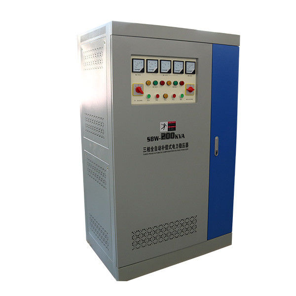 AC 380V AVR Auto Voltage Regulator 3 Phase 200KVA Pure Copper For Big Motors