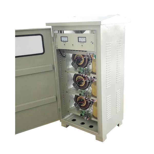 60KVA 3 Phase Servo Controlled Voltage Stabilizer 50Hz 380V 440V Rain Proof