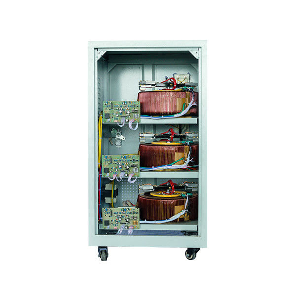 High Voltage Stabilizer 20kva 3 Phase With Wide Input Voltage / Analog Meter