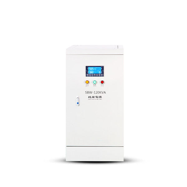 380 VAC AVR Industrial Voltage Stabilizer Three Phase 120KVA With LCD Display