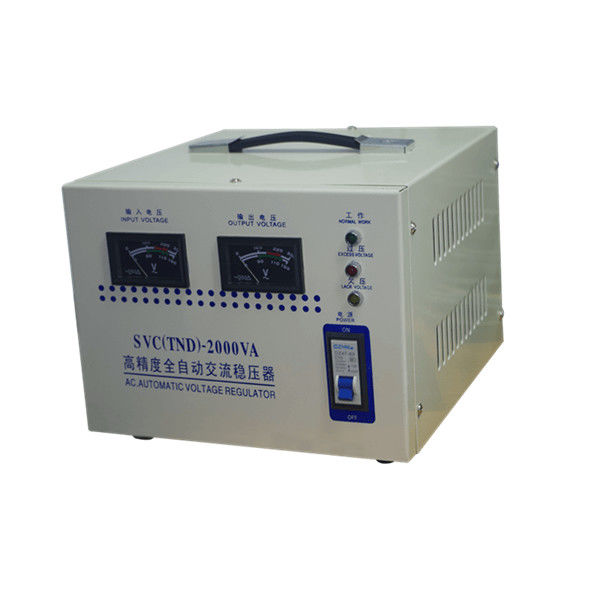 High Efficiency 2KVA Automatic Voltage Regulator Servo Motor Stabilizer