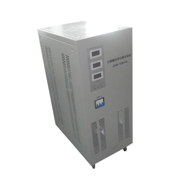 High Precision 3 Phase Ac Voltage Stabilizer Automatic Voltage Regulator 10kva