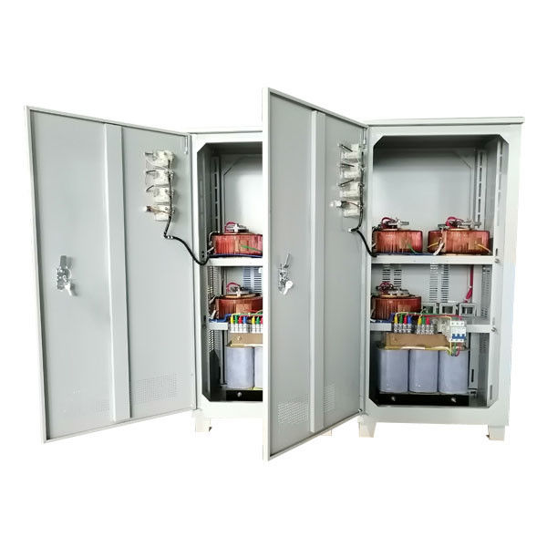AVR 10KVA Three Phase Voltage Stabilizer 50Hz With Pointer Meters Display