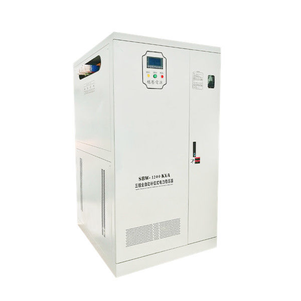 AVR High Power Voltage Stabilizer 1200KVA 380V Voltage Regulator With Digital Display